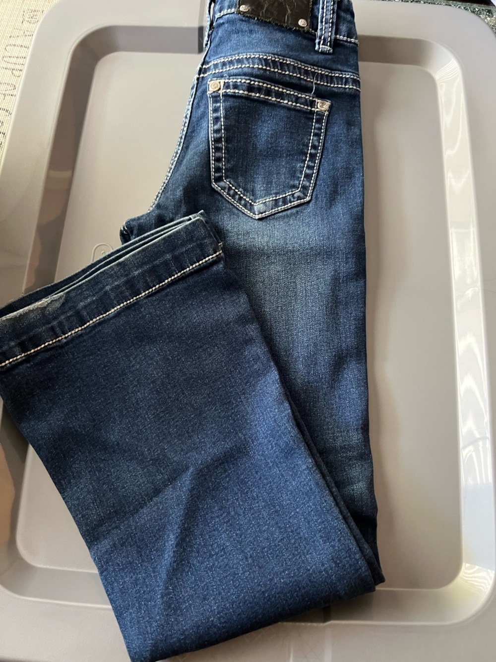 Kids Dark Blue BootCut Jeans